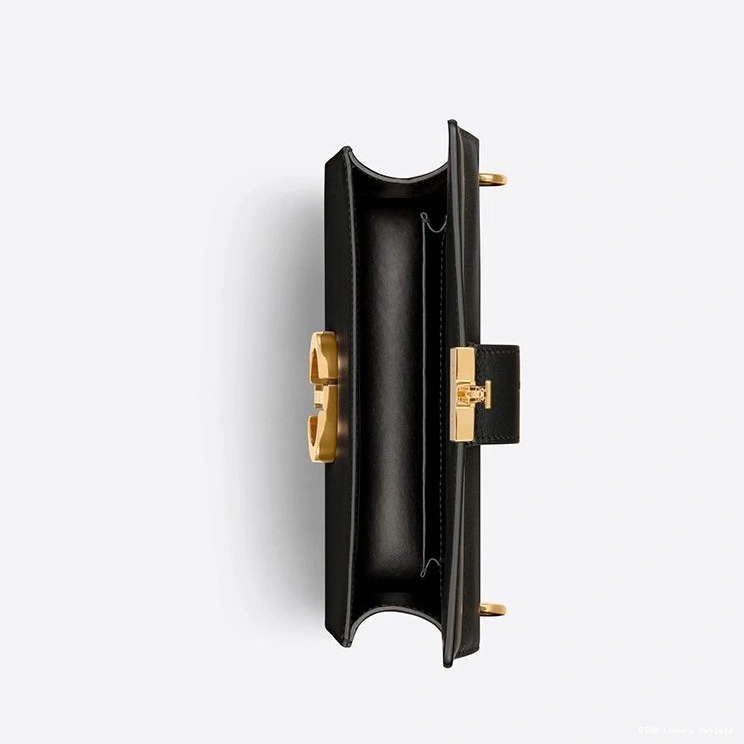 Cheap Montaigne Black Bag Chain East-West With Dior 30 Calfskin 0811 Luxury